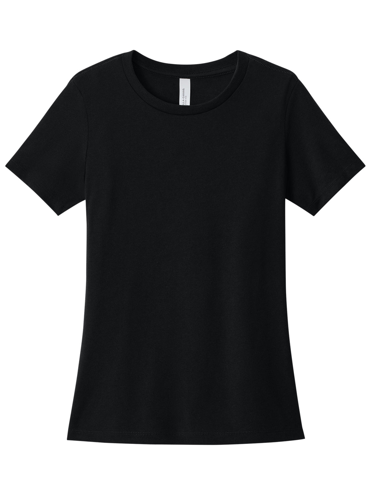 Women's Relaxed CVC Tee - BC6400CVC - Solid Black Blend