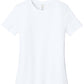 Women's Relaxed CVC Tee - BC6400CVC - Solid White Blend
