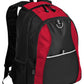 Contrast Honeycomb Backpack - BG1020 - Red/Black