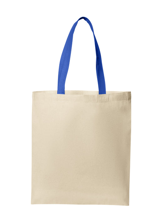 Core Cotton Tote - BG1500 - Natural/True Royal