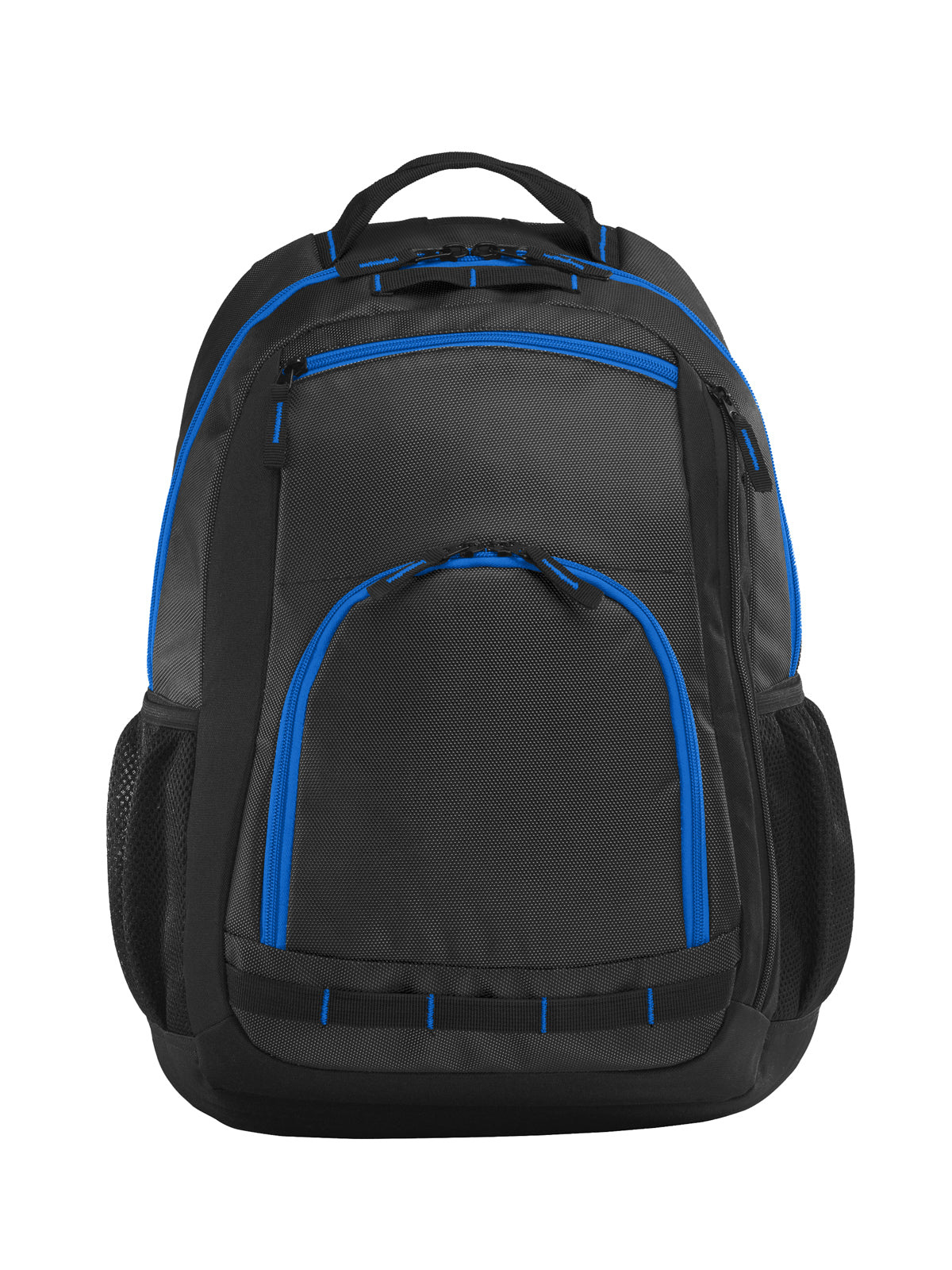 5-Pocket Xtreme Backpack - BG207 - Dark Grey/ Black/ Shock Blue