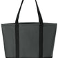 Day Tote Bag - BG406 - Dark Charcoal/Black
