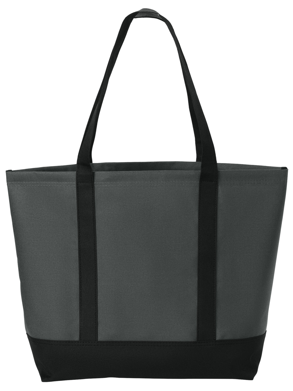 Day Tote Bag - BG406 - Dark Charcoal/Black