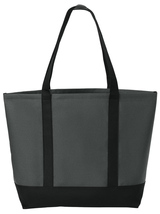 Day Tote Bag - BG406 - Dark Charcoal/Black