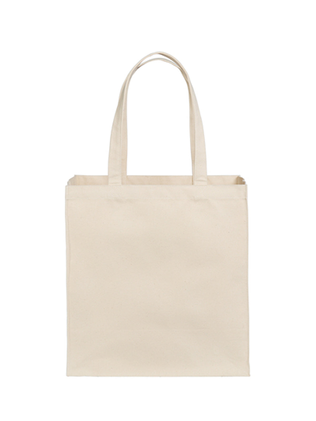 Cotton Canvas Over-the-Shoulder Tote Bag - BG426 - Natural