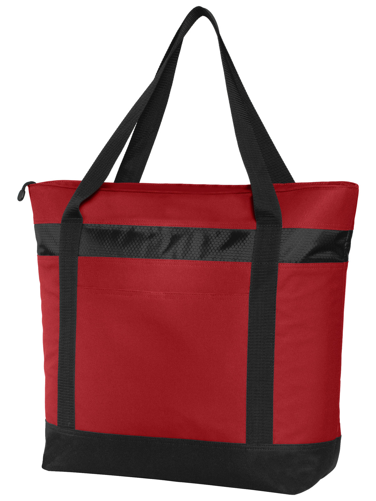 Large Cooler Tote Bag - BG527 - Chili Red/Black