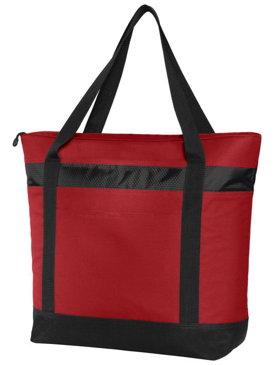 Large Cooler Tote Bag - BG527 - Chili Red/Black