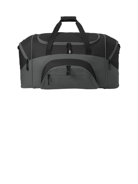 Standard Colorblock Sport Duffel - BG99 - Black/Dark Charcoal