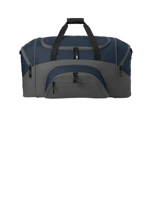 Standard Colorblock Sport Duffel - BG99 - Navy/Dark Charcoal