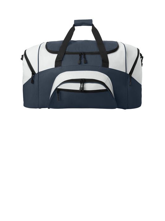 Standard Colorblock Sport Duffel - BG99 - Navy/Grey