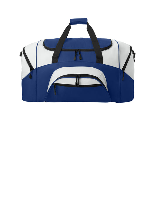 Standard Colorblock Sport Duffel - BG99 - True Royal/Grey