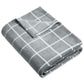 Ultra Plush Blanket - BP31 - Gusty Grey/ Marshmallow Check