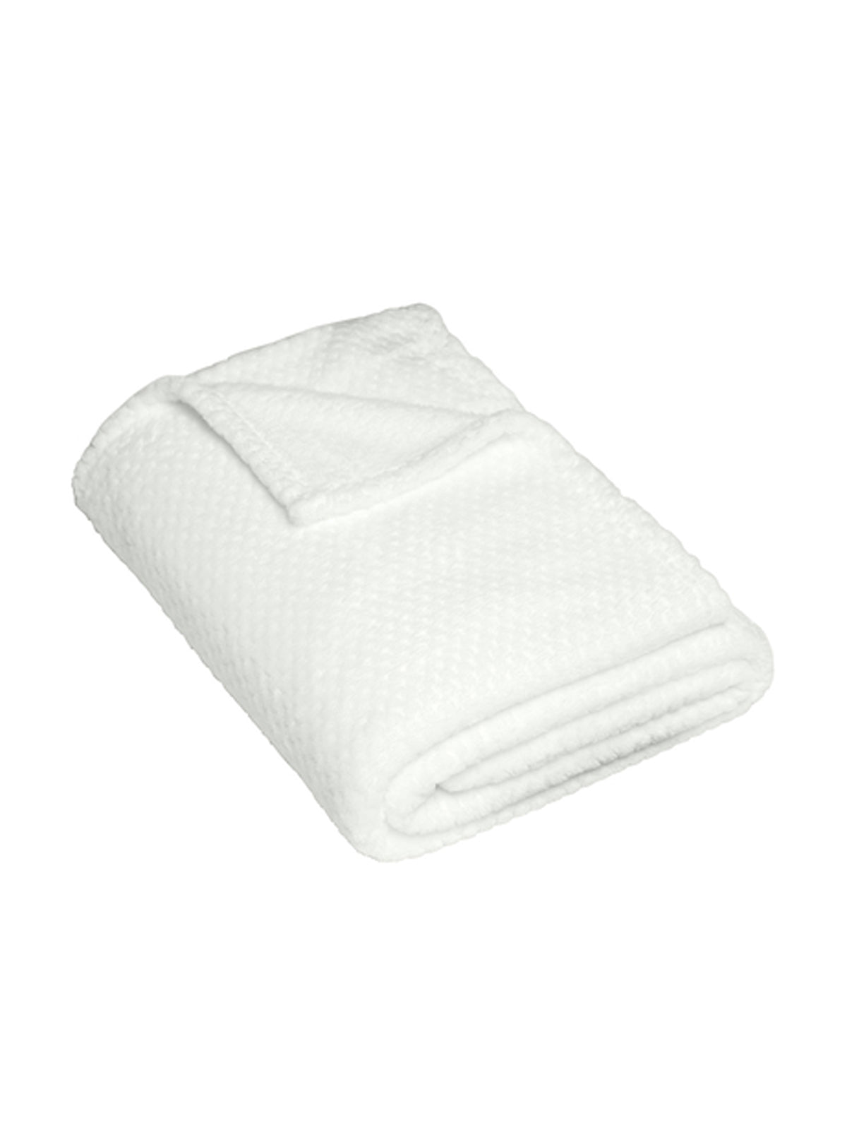 Plush Texture Blanket - BP35 - Marshmallow
