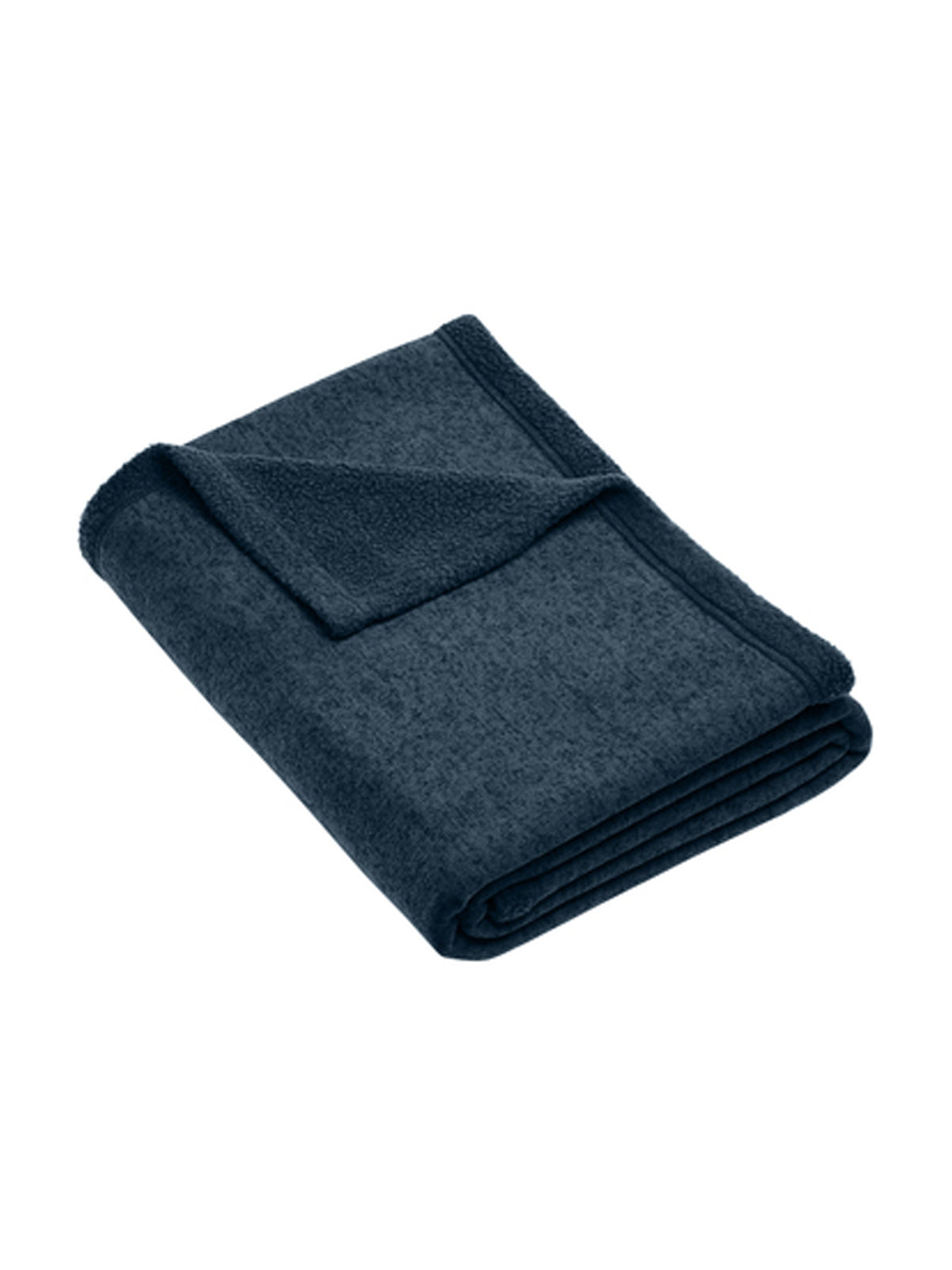 Arc Sweater Fleece Blanket - BP46 - Insignia Blue Heather