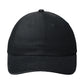 Unisex Unstructured Brushed Twill Cap - BTU - Black