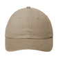 Unisex Unstructured Brushed Twill Cap - BTU - Khaki