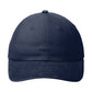 Unisex Unstructured Brushed Twill Cap - BTU - Navy