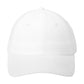 Unisex Unstructured Brushed Twill Cap - BTU - White