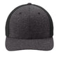 Unisex Mesh Back Trucker Cap - C302 - Black/ Dark Charcoal Heather