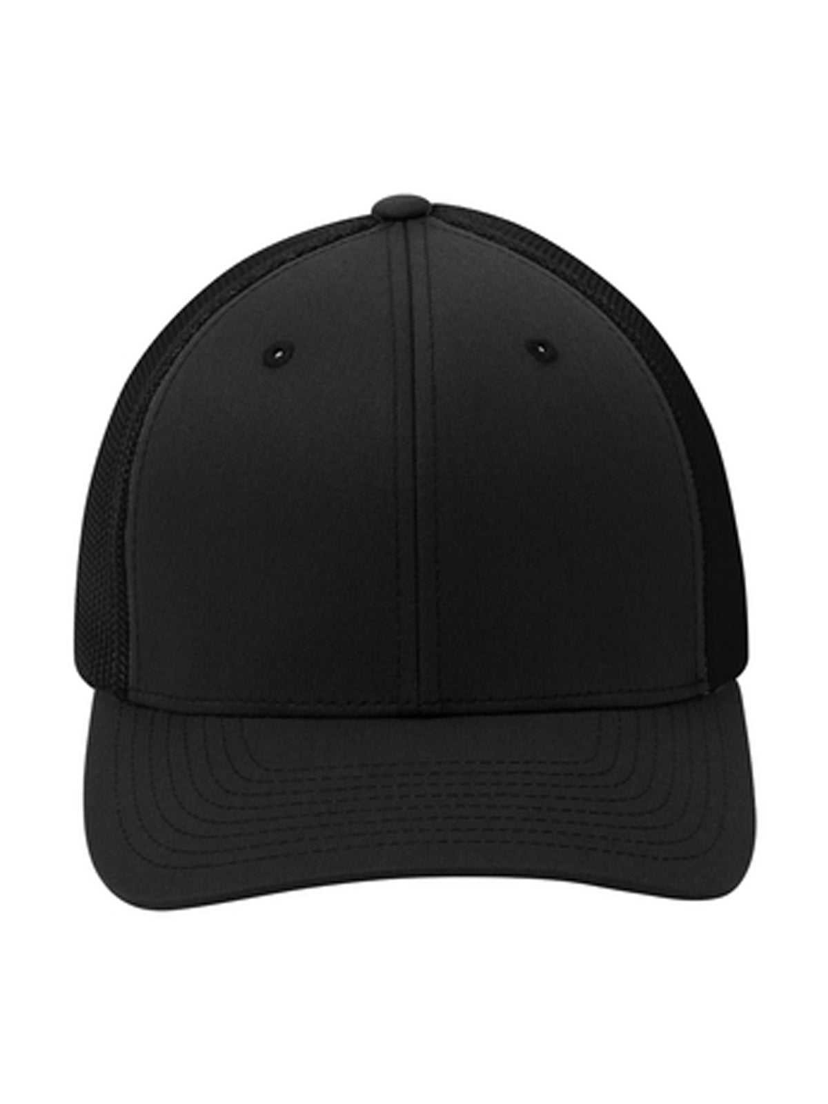 Unisex Flexfit® Mesh Back Cap - C812 - Black/Black