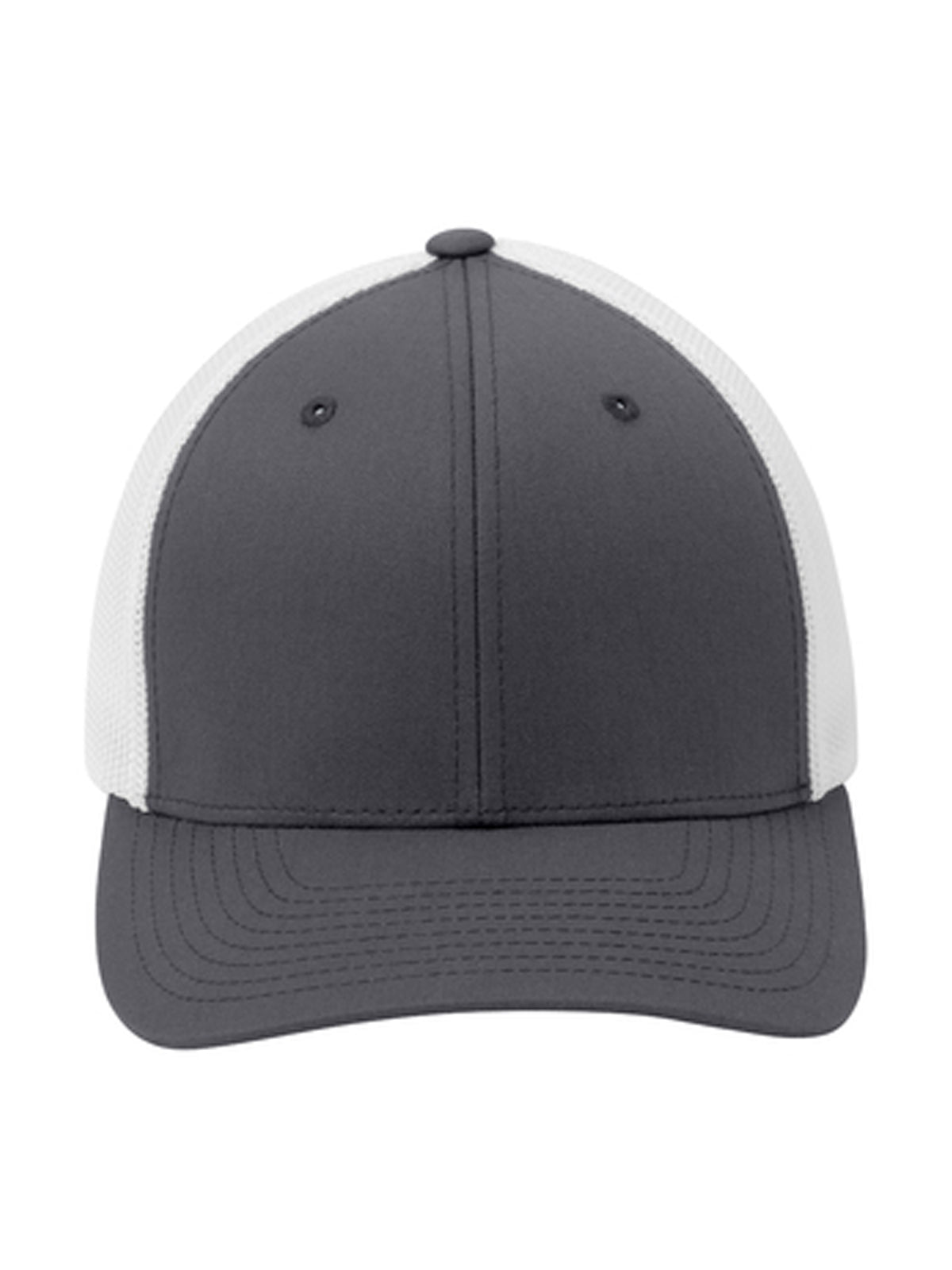 Unisex Flexfit® Mesh Back Cap - C812 - Graphite/White