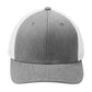 Unisex Flexfit® Mesh Back Cap - C812 - Heather Grey/White