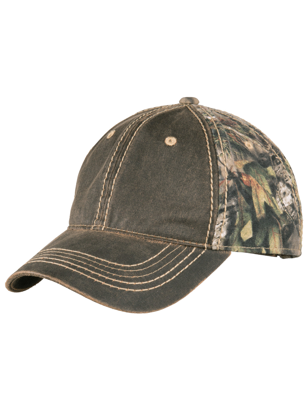 Pigment Print Camouflage Cap - C819 - Mossy Oak Break-Up Country