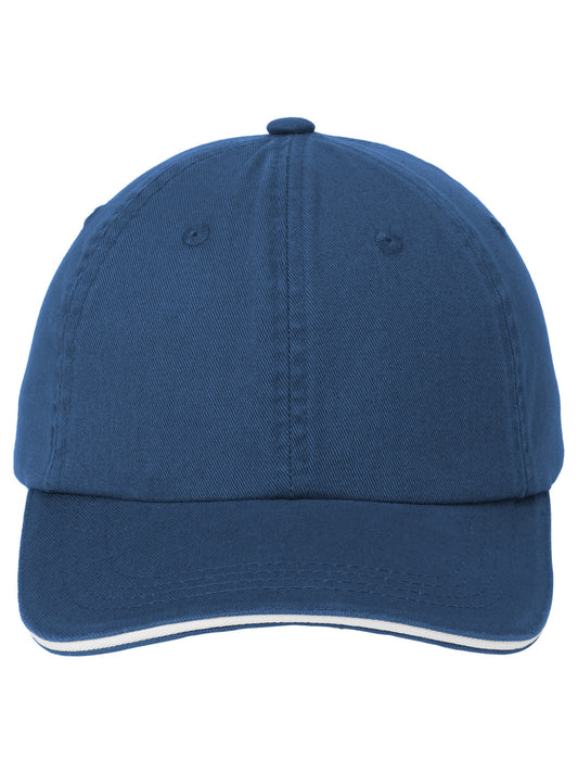 Sandwich Bill Cap - C830 - Ensign Blue/White