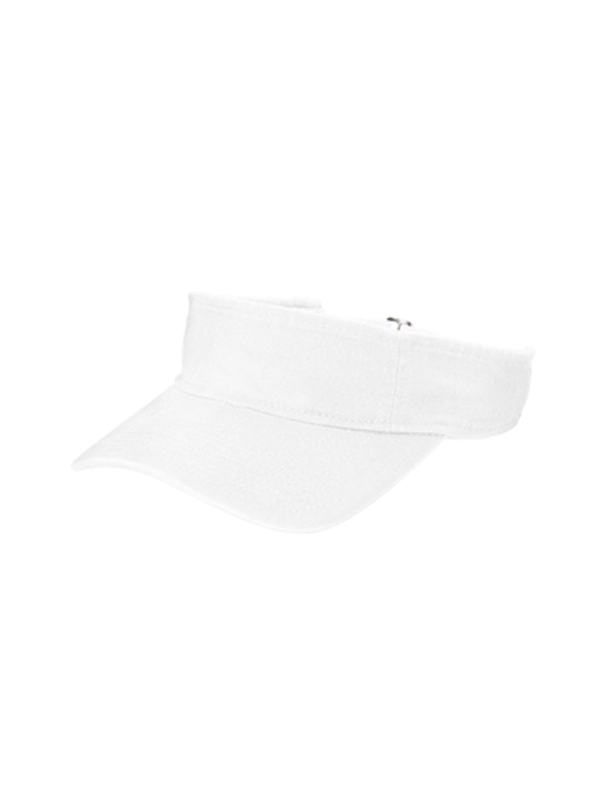 Unisex 3-Panel Fashion Visor - C840 - White