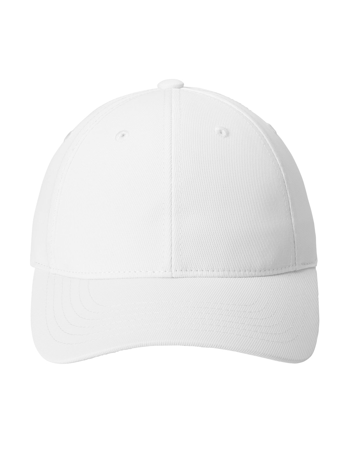 Unisex Nylon Twill Performance Cap - C868 - White