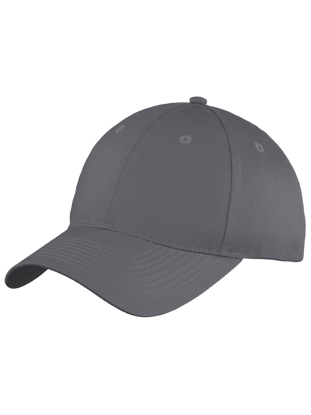 Six-Panel Unstructured Twill Cap - C914 - Charcoal