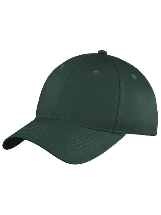 Six-Panel Unstructured Twill Cap - C914 - Hunter