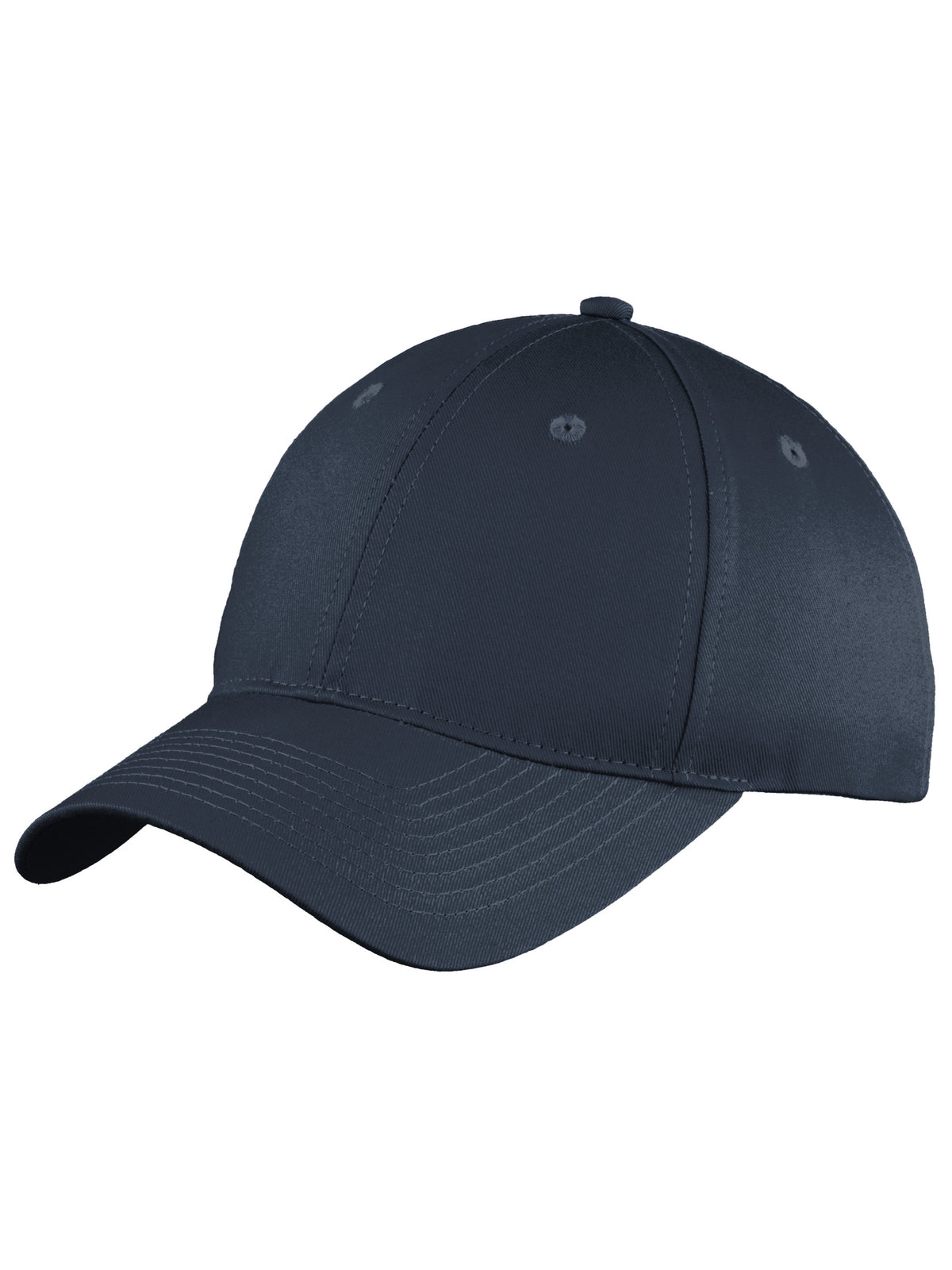 Six-Panel Unstructured Twill Cap - C914 - Navy