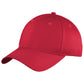 Six-Panel Unstructured Twill Cap - C914 - Red