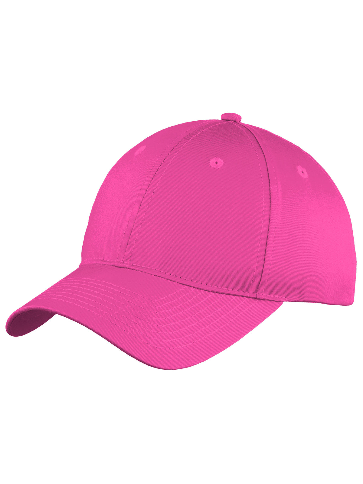 Six-Panel Unstructured Twill Cap - C914 - Sangria
