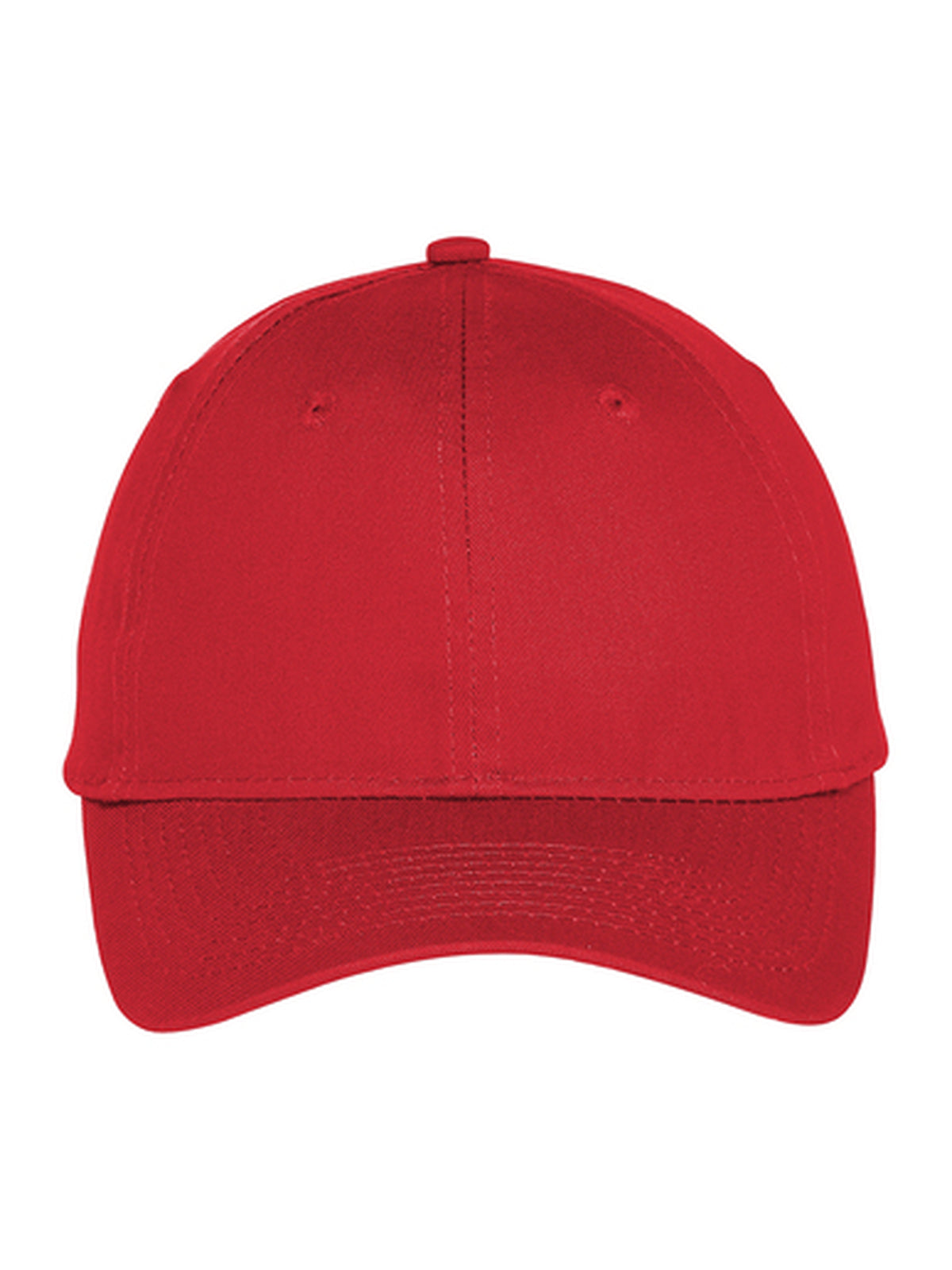 Six-Panel Unstructured Twill Cap - C914 - True Red