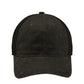 Unisex Pigment Print Mesh Back Cap - C927 - Black