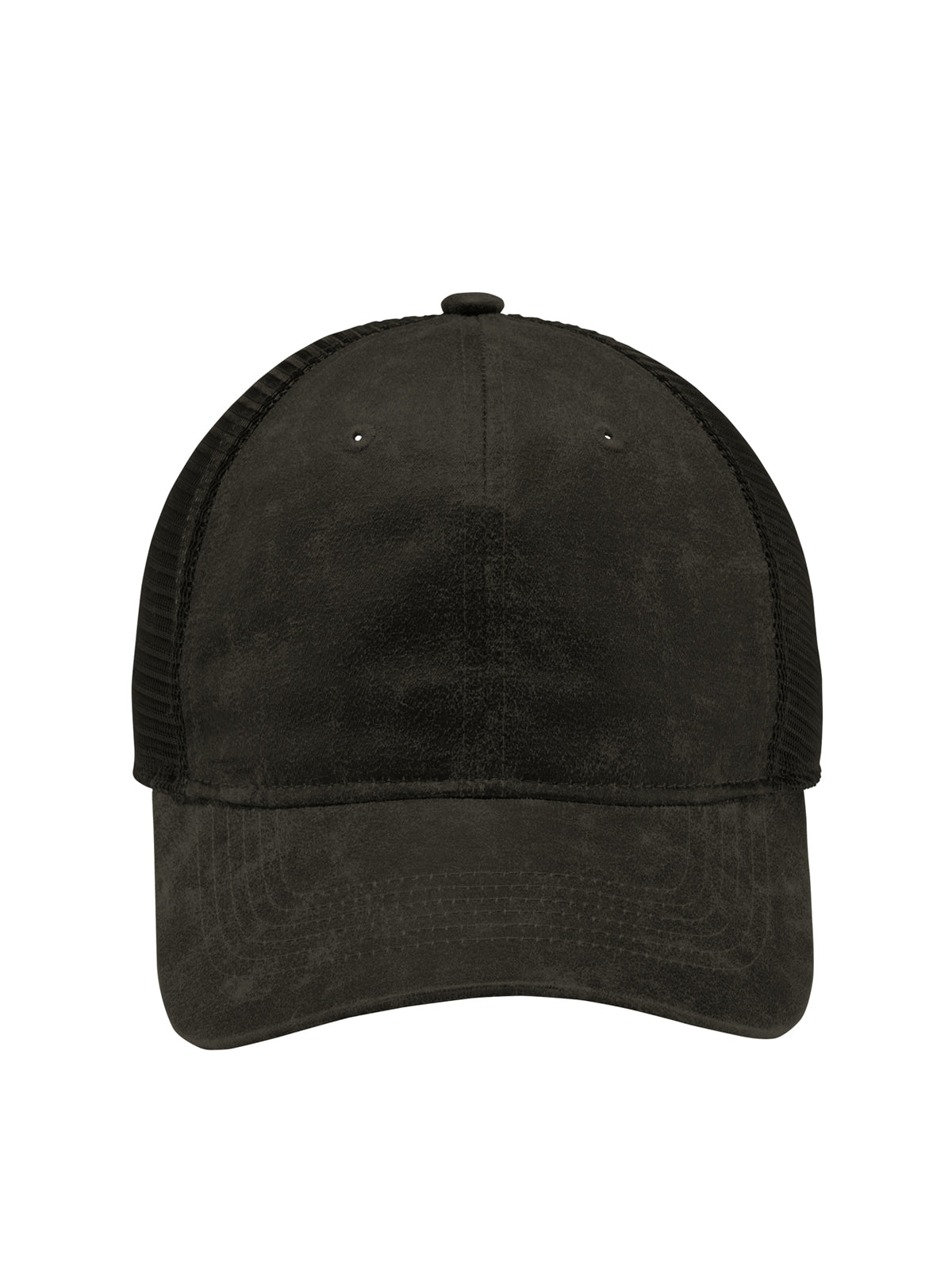 Unisex Pigment Print Mesh Back Cap - C927 - Black