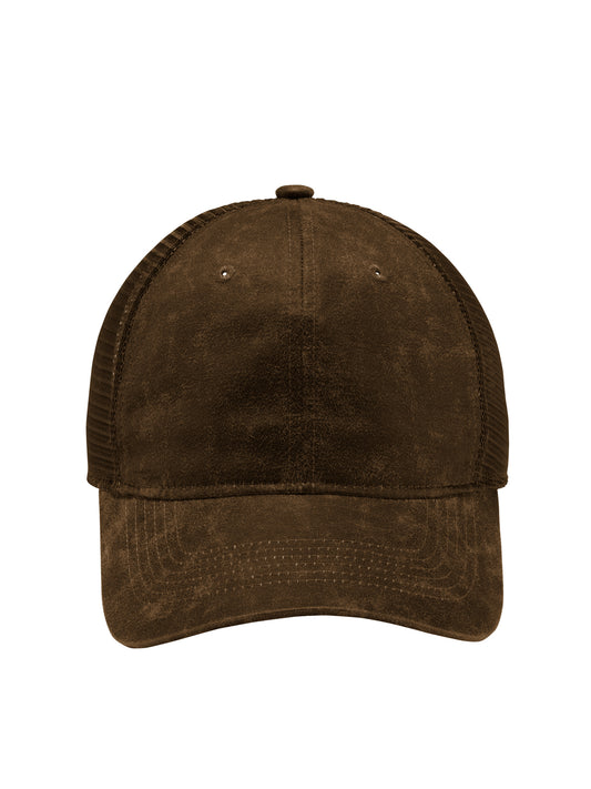 Unisex Pigment Print Mesh Back Cap - C927 - Brown