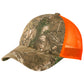 Unisex Structured Camouflage Mesh Back Cap - C930 - Realtree Xtra/Neon Orange