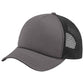 Unisex 5-Panel Twill Foam Trucker Cap - C936 - Charcoal/Black