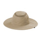 Unisex Outdoor Ventilated Wide Brim Hat - C947 - Stone