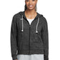 Women's Two-Pocket Gym Vintage Full-Zip Hoodie - CN9402 - Team Black