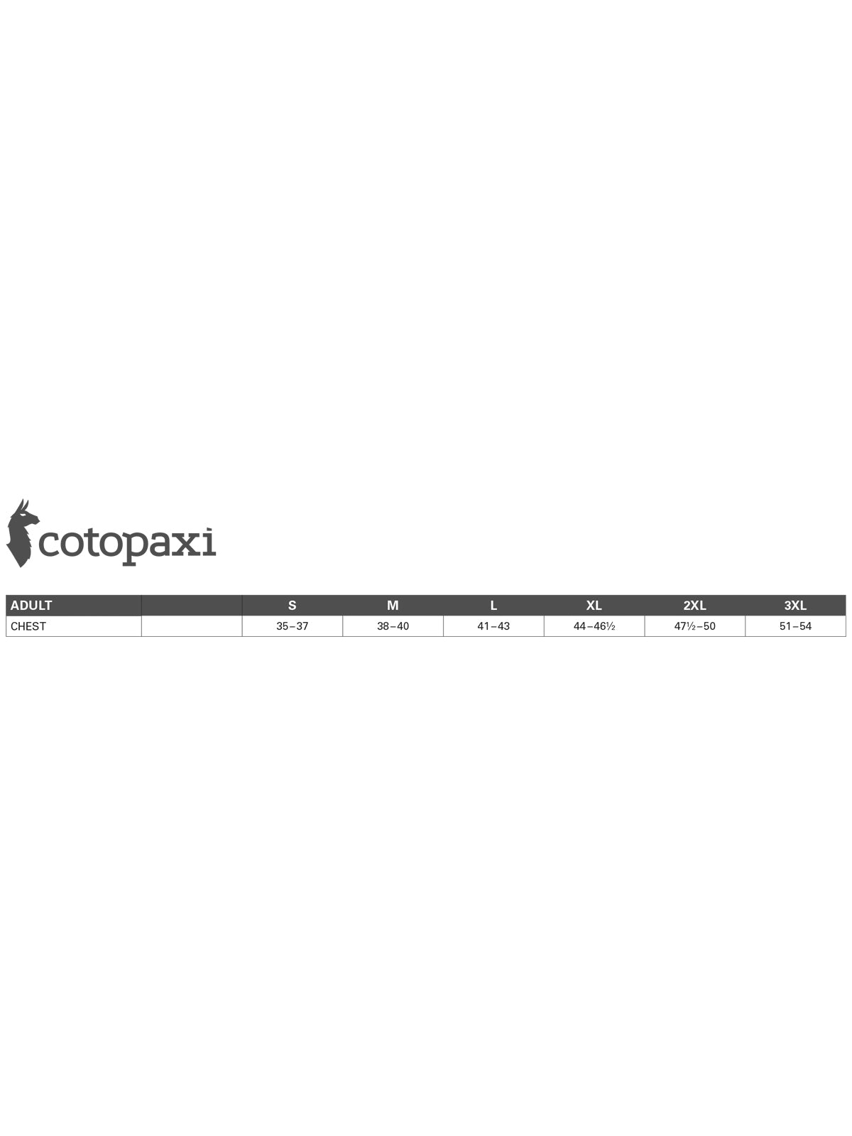 SIZECHART
