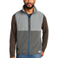 Men's Two-Pocket Amado Fleece Vest - COTOM1693 - Smoke/Cinder