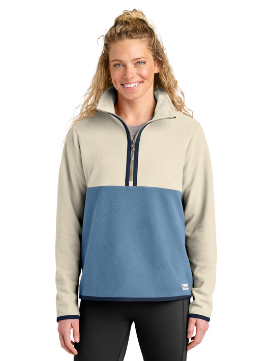 Women's Pocketless Amado 1/2-Zip Fleece - COTOW1692 - Cream/ Fjord