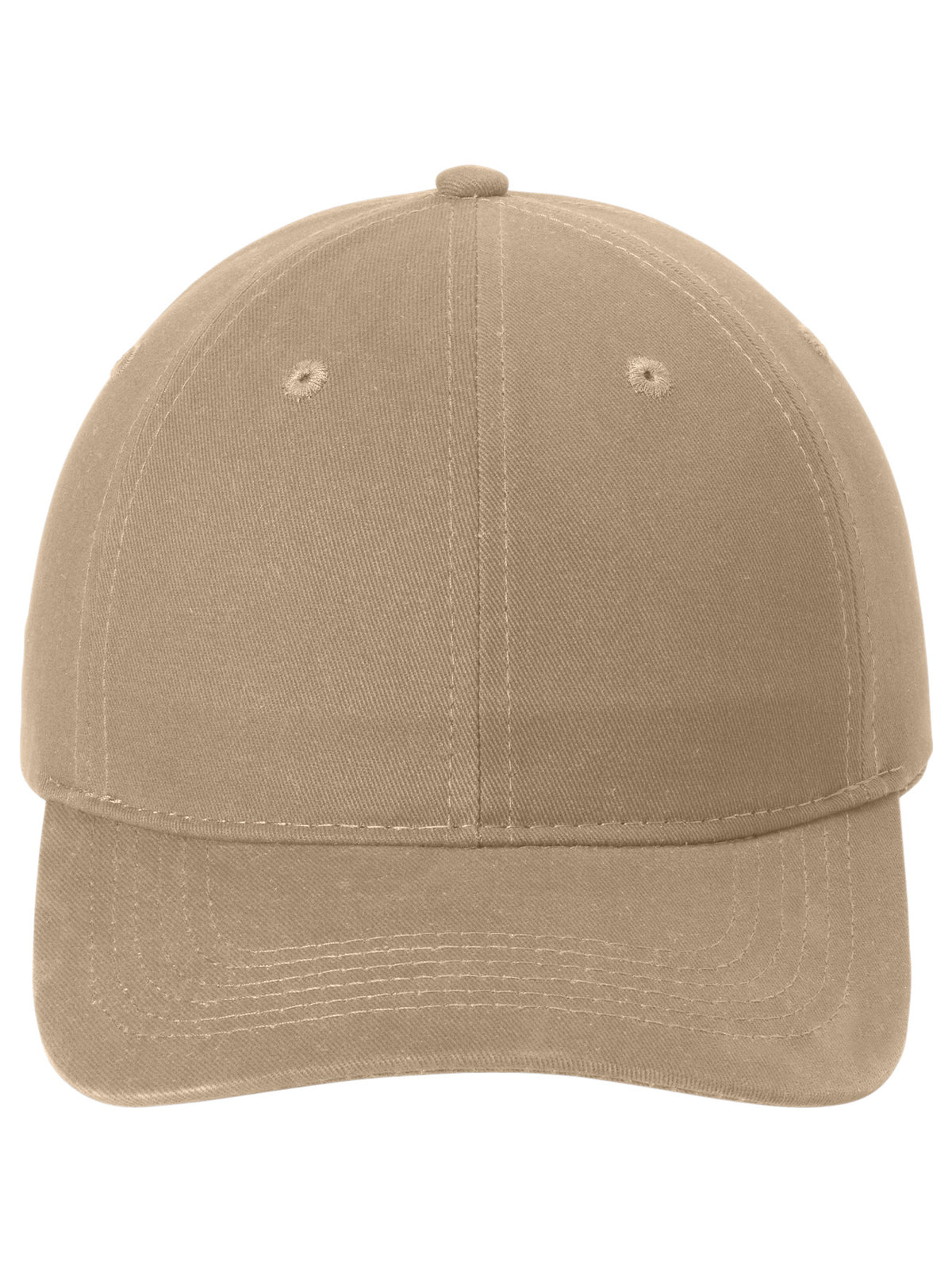 Brushed Twill Low Profile Cap - CP77 - Khaki
