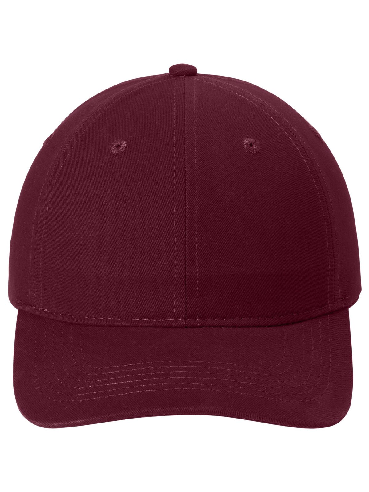 Brushed Twill Low Profile Cap - CP77 - Maroon