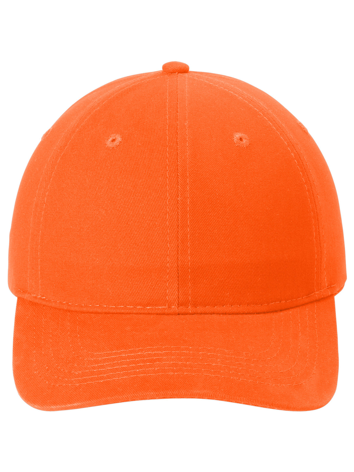 Brushed Twill Low Profile Cap - CP77 - Orange