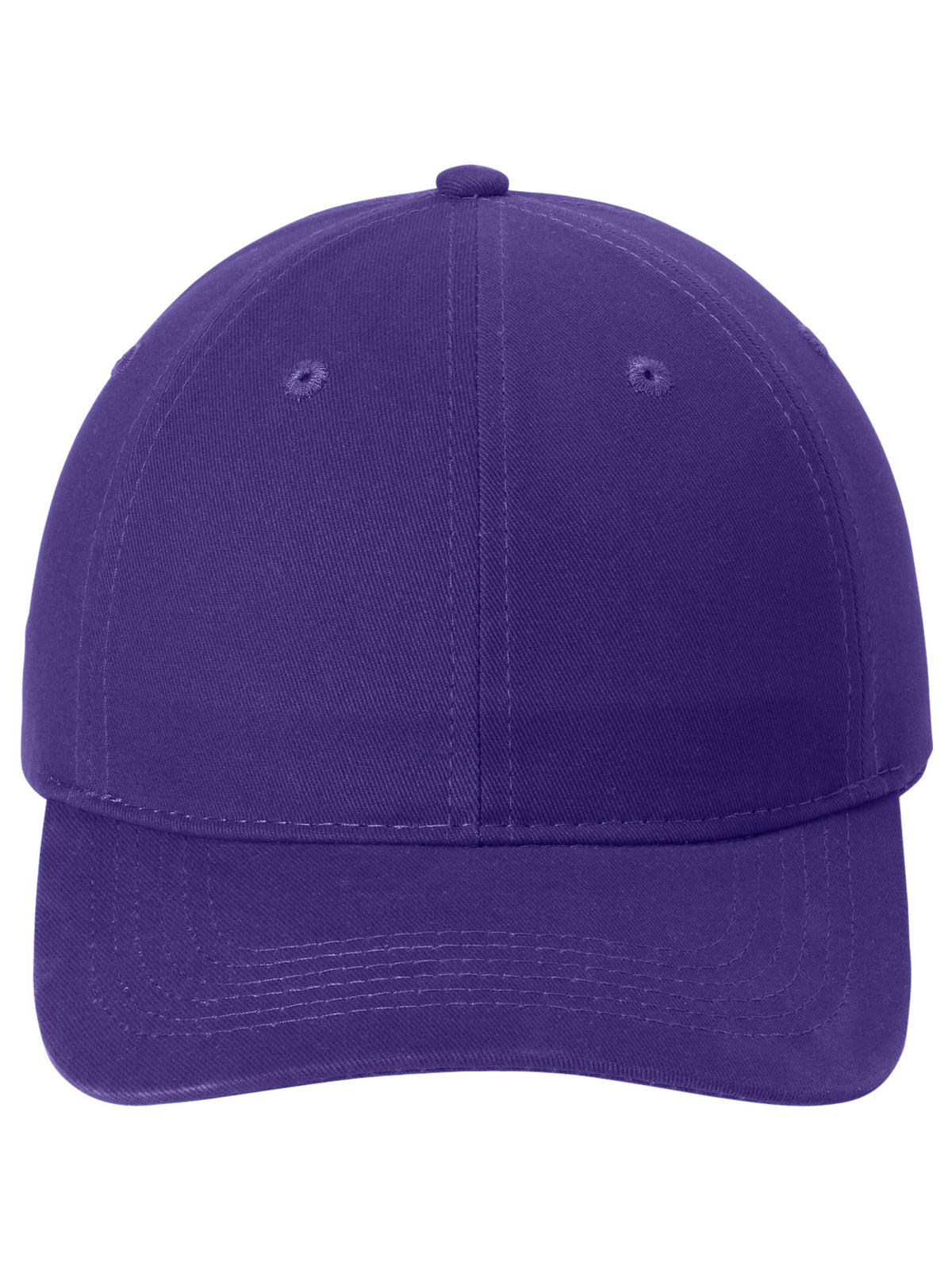 Brushed Twill Low Profile Cap - CP77 - Purple
